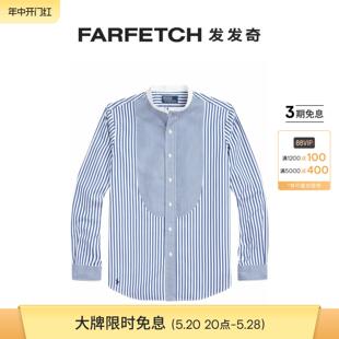 条纹图案棉衬衫 Polo Ralph Lauren男士 FARFETCH发发奇