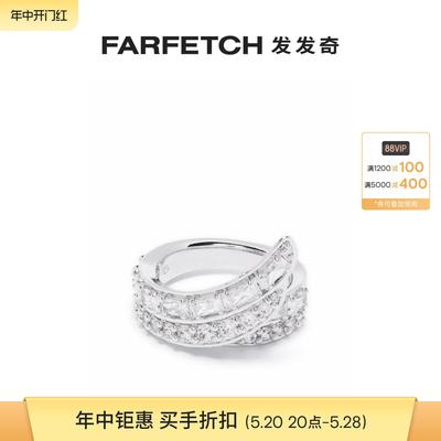 Swarovski女士Hyperbola 晶饰戒指FARFETCH发发奇