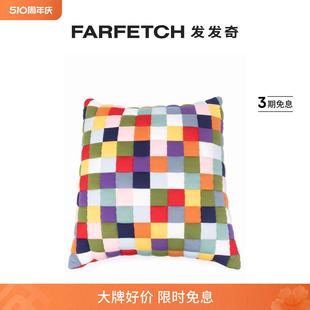 Sunnei男女通用补丁设计针织抱枕FARFETCH发发奇