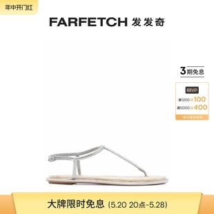 FARFETCH发发 Sale Final Rene Caovilla女士水钻缀饰人字形凉鞋