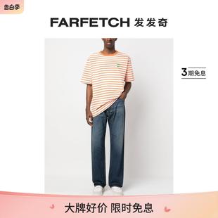 FARFETCH发发奇 KENZO男士 中腰直筒牛仔裤