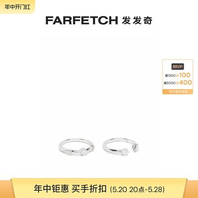 Swarovski女士Constella 圆形切割水晶戒指FARFETCH发发奇