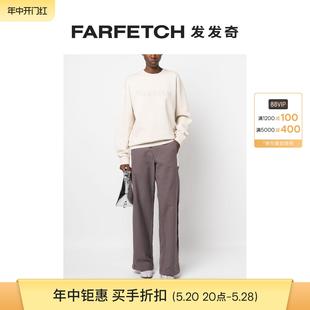 Anderson女士logo刺绣棉卫衣FARFETCH发发奇