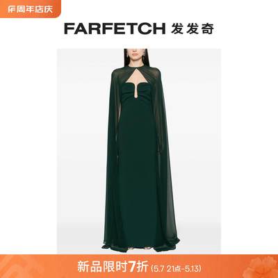 Roland Mouret女士露肩绉纱礼服FARFETCH发发奇