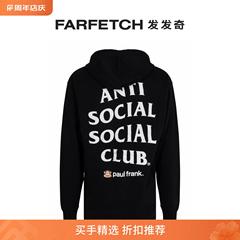 Anti Social Social Club男士x Paul Frank 长袖连帽衫发发奇