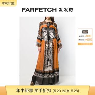 Sale Alberta Final Ferretti女士超长波西米亚风连衣裙FARFETCH