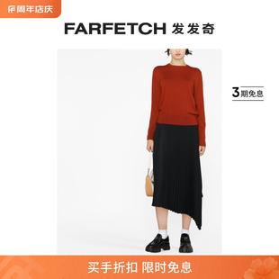 Vince女士罗纹圆领毛衣FARFETCH发发奇