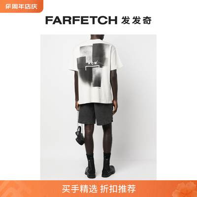 [Final Sale]A-Cold-Wall*男士logo印花短袖T恤FARFETCH发发奇