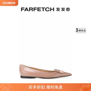 Sergio FARFETCH发发奇 Rossi女士logo牌平底鞋