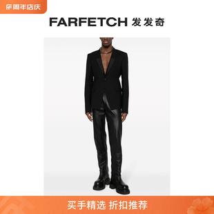 夹克FARFETCH发发奇 单排扣初剪羊毛混纺西装 Owens男士 Rick