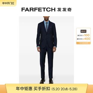 Boglioli男士 套装 FARFETCH发发奇 单排扣羊毛西装