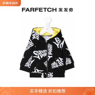 纪梵希 Style化logo拉链连帽衫 纪梵希童装 GIVENCHY FARFETCH发发奇