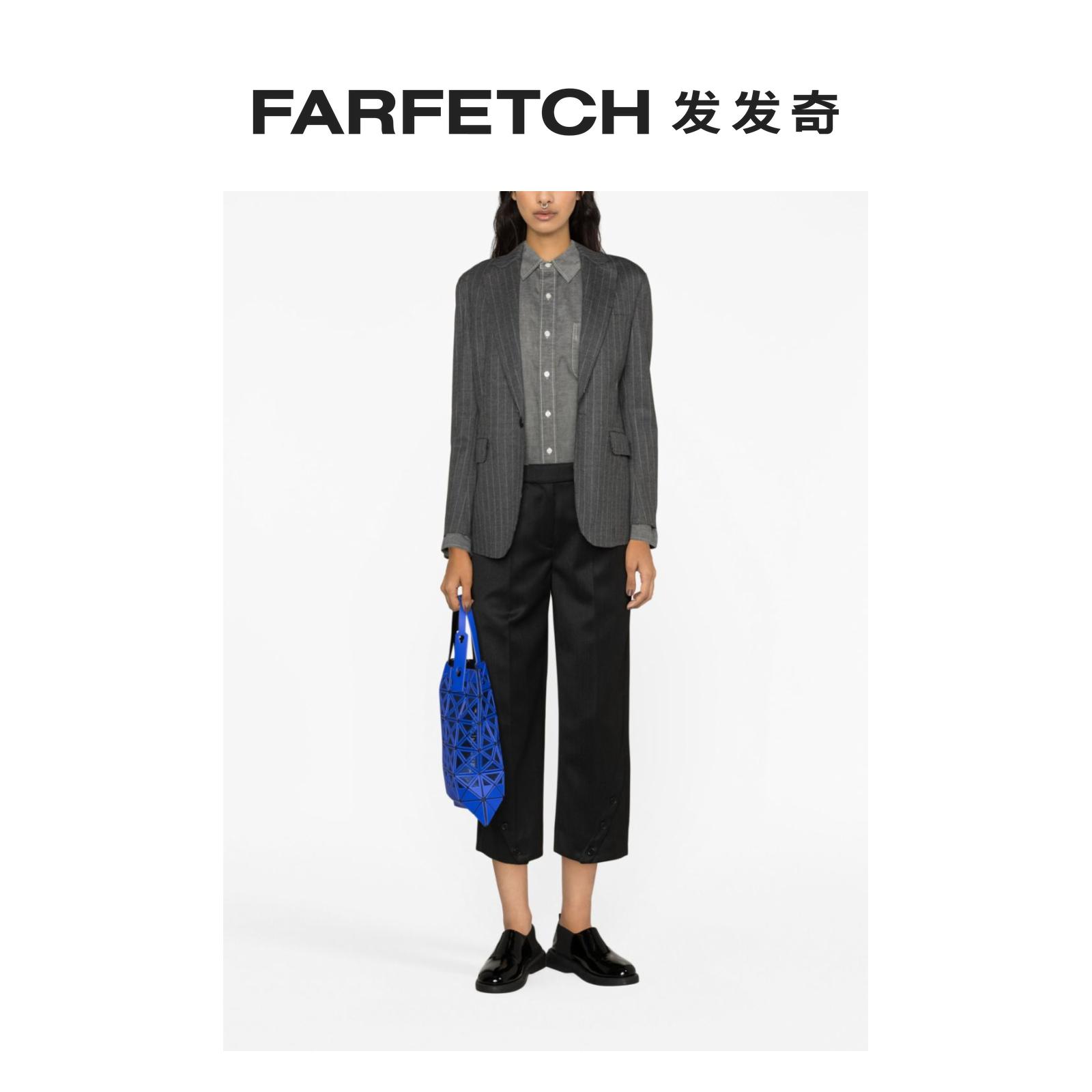 [Final Sale]R13女士细条纹单排扣西装夹克 FARFETCH发发奇