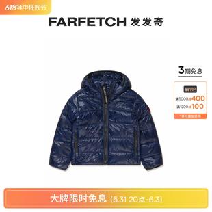 logo贴花填充夹克FARFETCH发发奇 Canada Goose童装