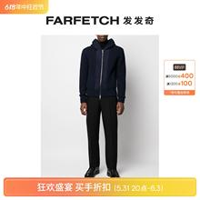 Armani阿玛尼男士 Giorgio FARFETCH发发奇 针织拉链连帽衫