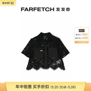 Monnalisa童装 FARFETCH发发奇 蕾丝衬衫 短款