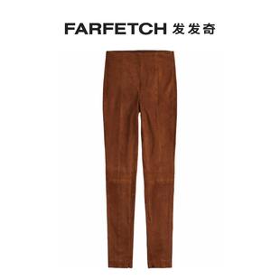 Ralph Polo Lauren女士高腰丝绒效果打底裤 FARFETCH发发奇