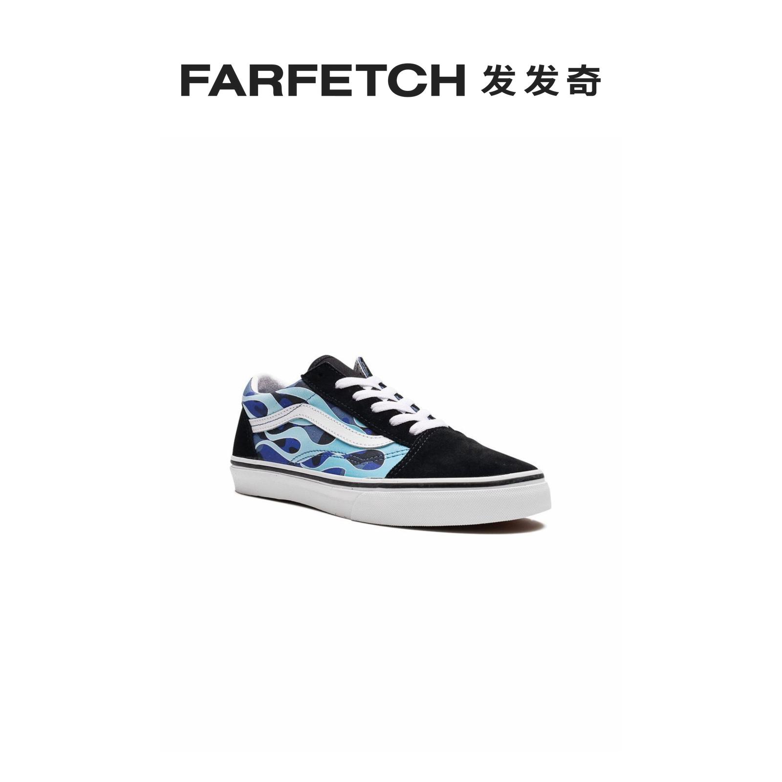 Vans童装Old Skool Camo Flames运动鞋FARFETCH发发奇