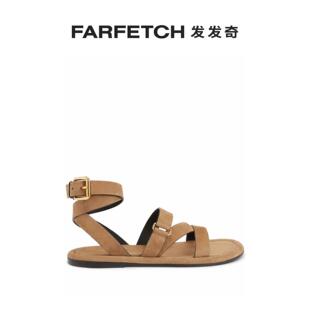 Zanotti男士 FARFETCH Aymon Sale Giuseppe Final 裹踝绒面皮凉鞋