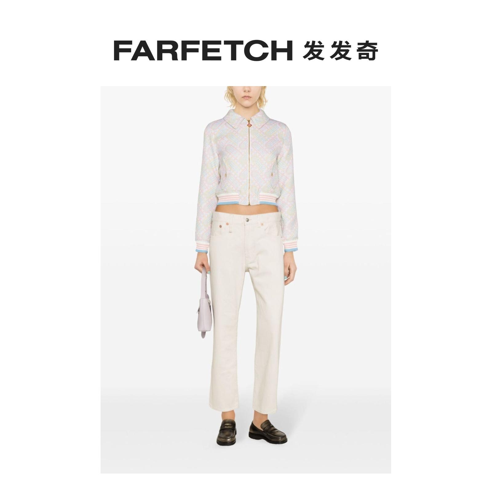 Casablanca女士Ping Pong 提花短款夹克FARFETCH