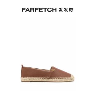 皮质草编鞋 Lauren Ralph Lauren女士Cameryn FARFETCH发发奇