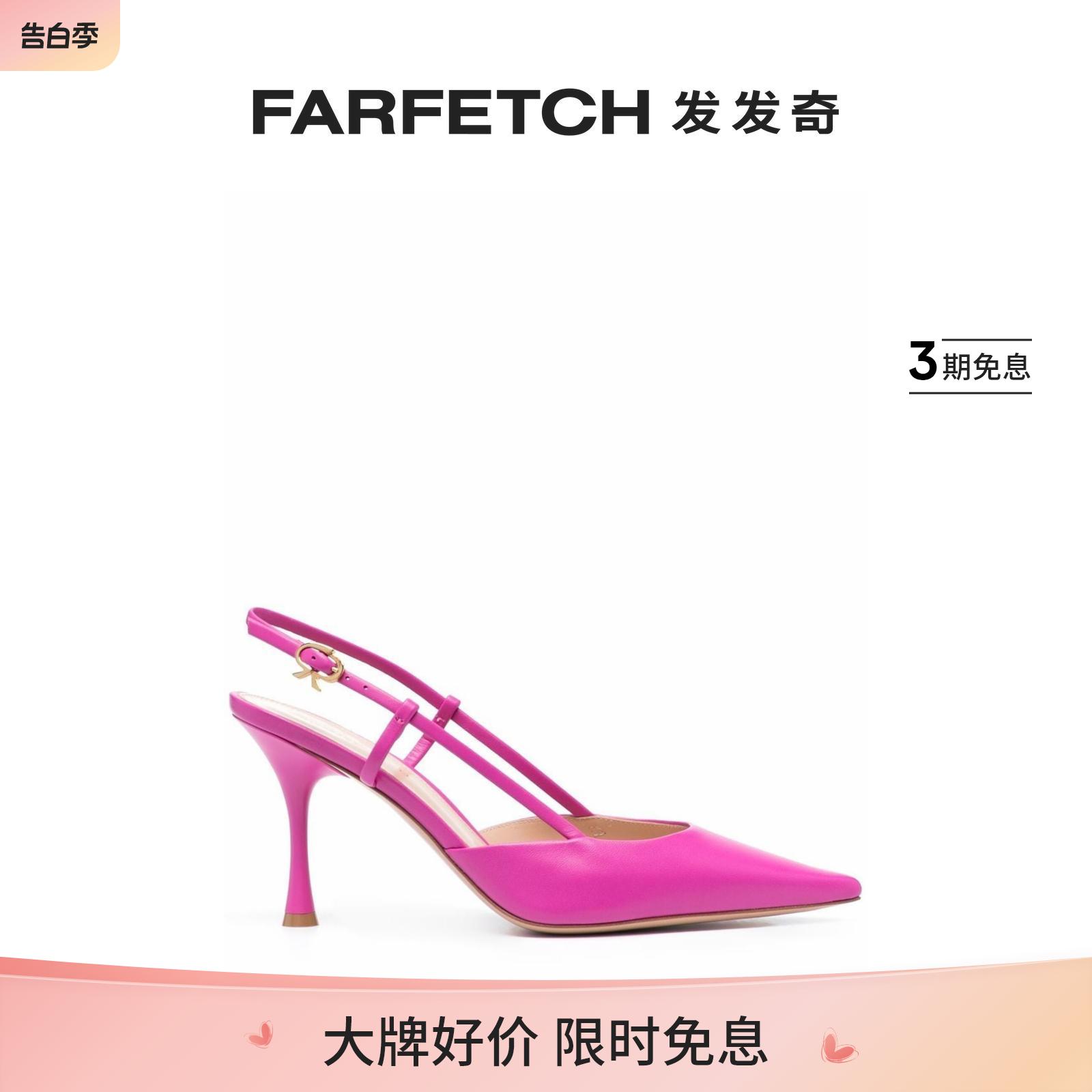 Gianvito Rossi女士Ascent 裹踝高跟鞋FARFETCH发发奇 女鞋 浅口单鞋 原图主图