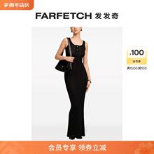 Ami Paris女士无袖棉超长连衣裙FARFETCH发发奇