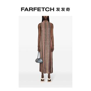 Missoni女士条纹亮片缀饰连衣裙FARFETCH发发奇