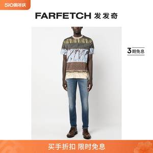 Paul Smith男士图案印花棉T恤FARFETCH发发奇