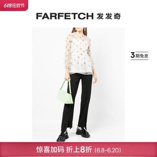 FARFETCH发发奇 Sale SUI女士半透明花卉刺绣罩衫 ANNA Final