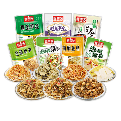 鲜吉多袋装下饭菜早餐菜