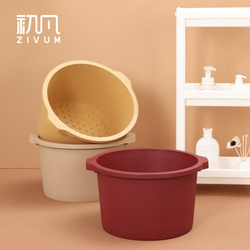 加厚PP5塑料材质泡脚盆