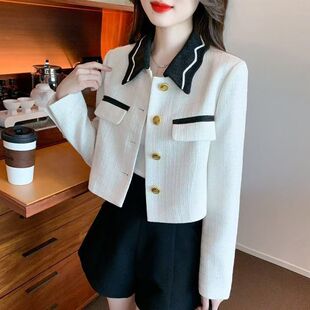 小香风短外套早秋冬季2025新款女装爆款上衣法式名媛高级感显瘦