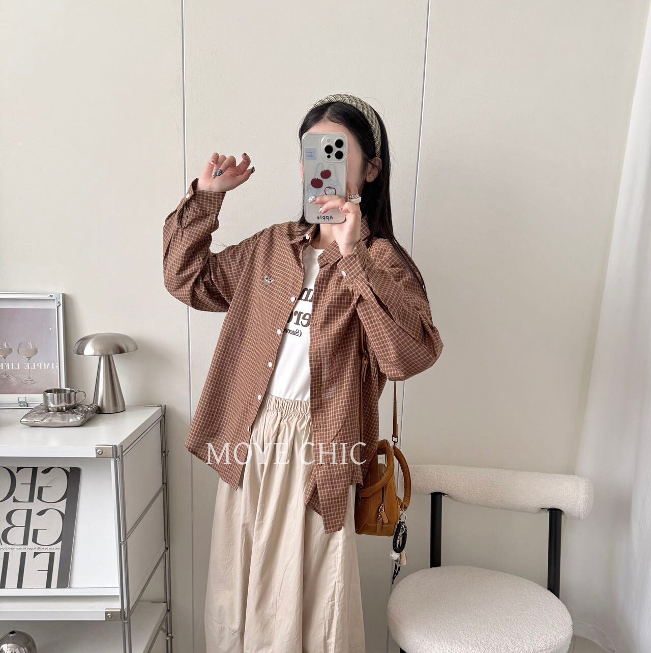 琥珀流光新款色系衬衫女小个子