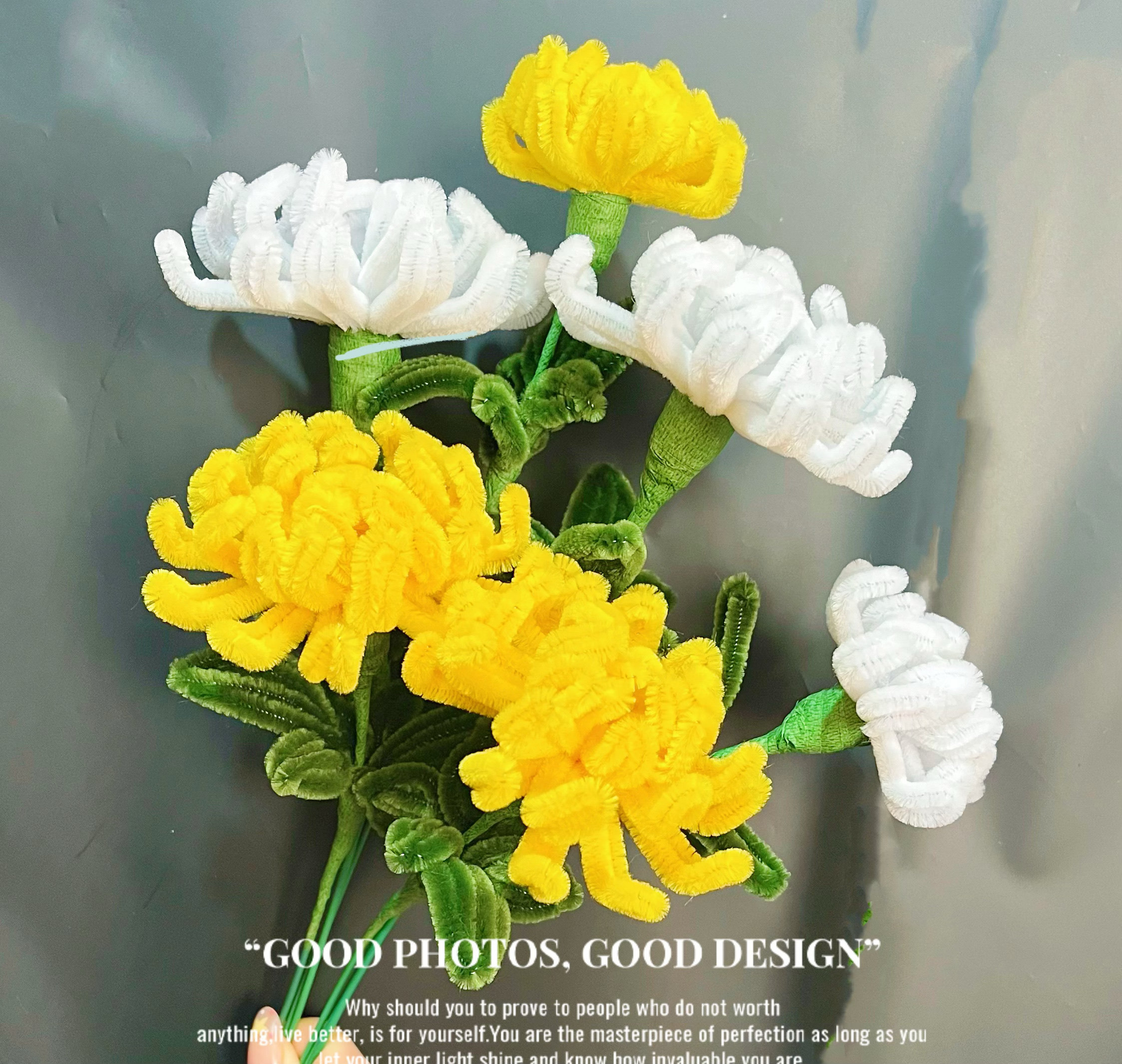 扭扭棒菊花手工制作diy材料包仿真成品包教包会清明重阳学生作业,玩具/童车/益智/积木/模型,其他手工制作,淘宝优惠券,粉丝福利购,淘宝优惠卷