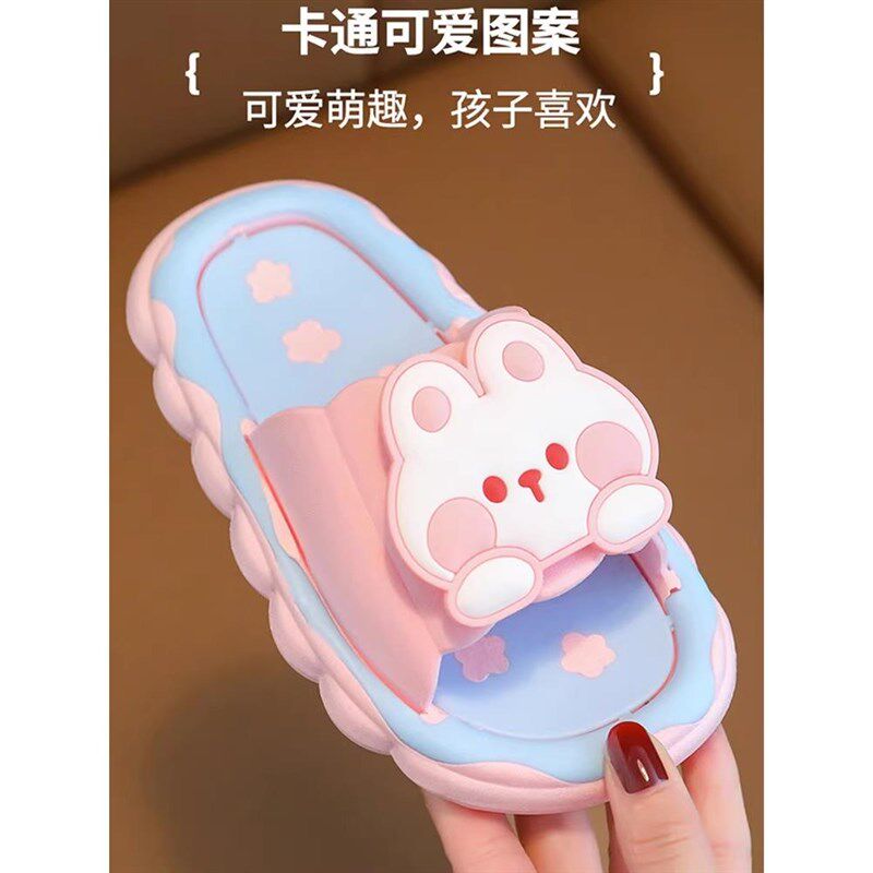 儿童拖鞋女童夏季2024新款宝宝室内家居浴室防滑女孩网红卡通凉鞋