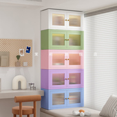 阳台书架小书柜家用卧室储物柜置物架飘窗柜储物柜窗台上收纳柜子