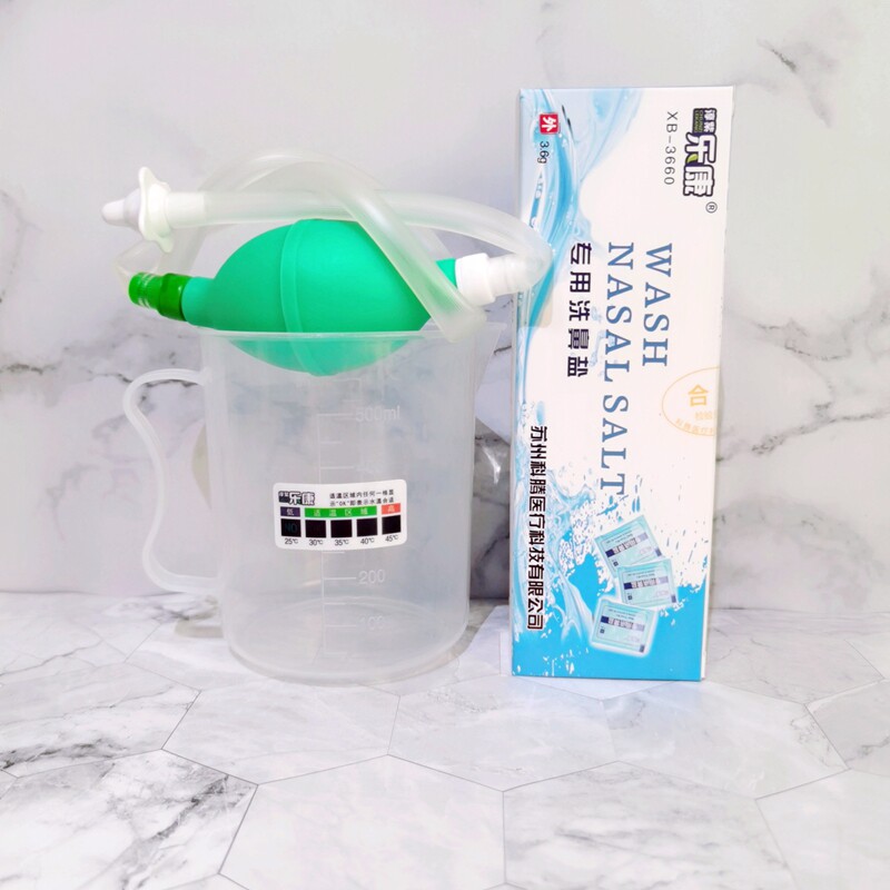 乐康气囊洗鼻器专用手动手捏出水