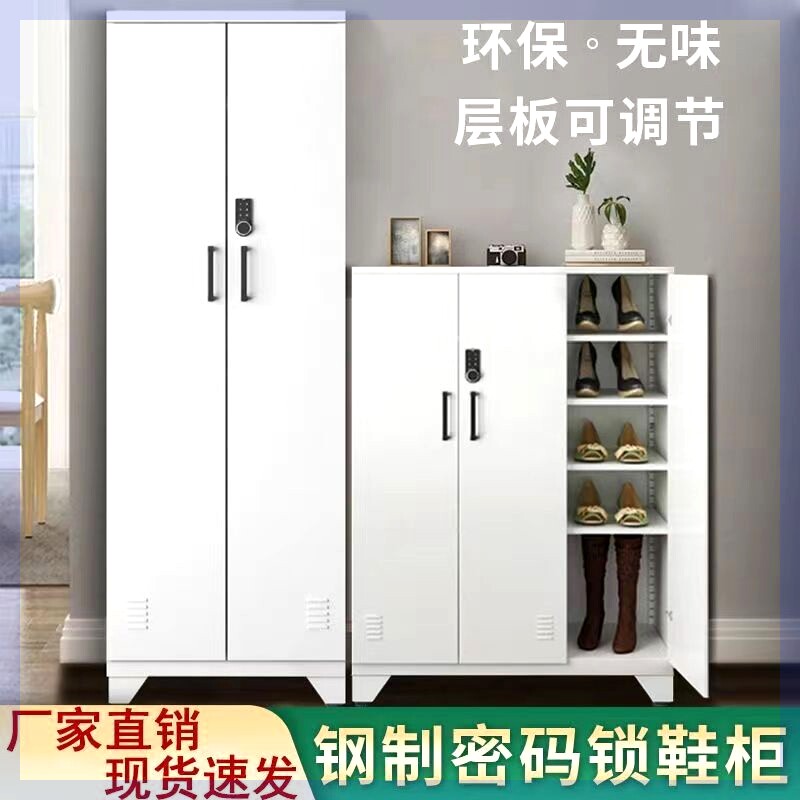 门外走廊鞋柜带锁鞋柜家用门口室外门外走廊过道电梯口储物柜阳台图片