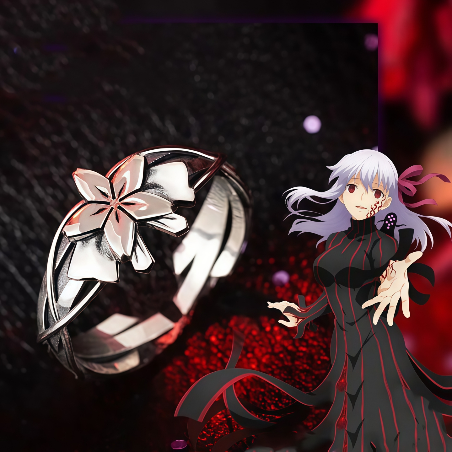 间桐樱天之杯虚数侵蚀同款戒指