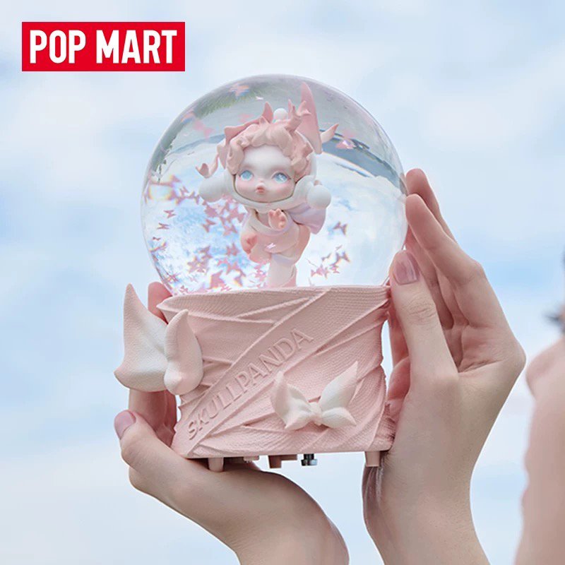 POPMART泡泡玛特SKULLPANDA进退之门系列水晶球潮流周边礼物