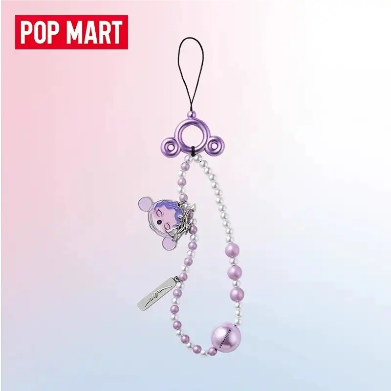POPMART泡泡玛特SKULLPANDA声音系列手机链潮玩盲盒摆件礼物手办
