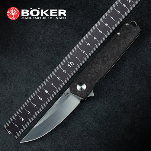 boker碳纤维手柄折叠刀德国博克