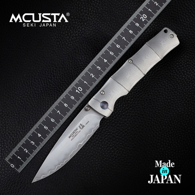 日本进口Mcusta传世家徽202G折刀