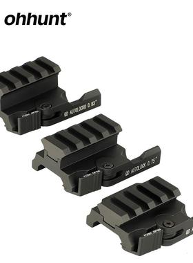 跨境平台货ohhunt快拆款导轨QDDG夹快拆支架皮轨夹具