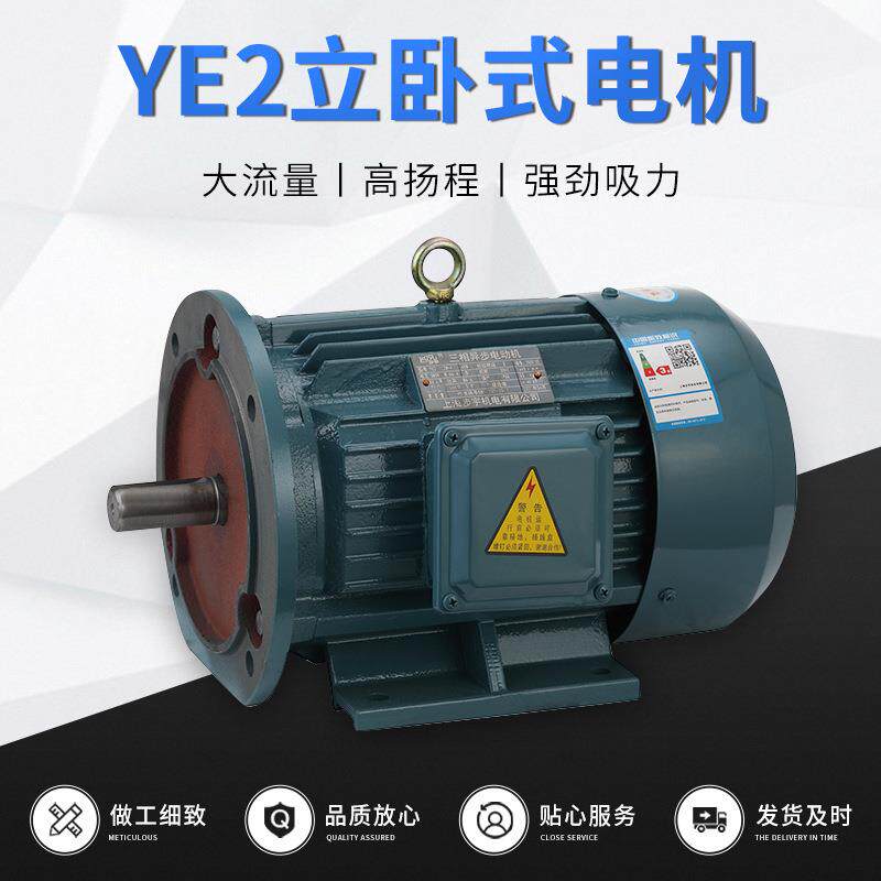 厂家供应YE2立卧式电机机械设备立卧式专用异步电动机规格多样