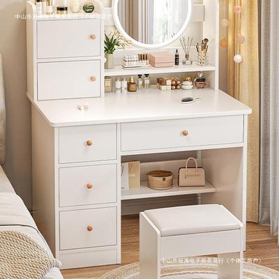 梳妆台卧室小型化妆桌子简约现代化妆柜小户型出租屋化妆台梳妆桌