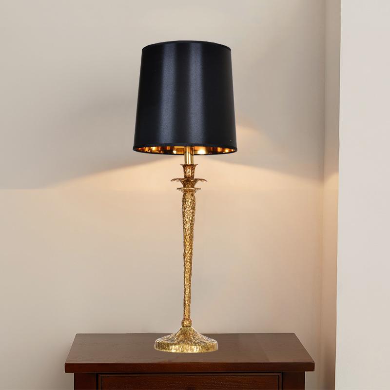 简约法式灯全铜台灯欧式复古经典卧室床头灯客厅灯具美式卫士立灯