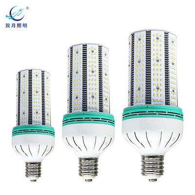 led高亮贴片SMD鳍片内置风扇60w100w200wE40E27玉米灯庭院路灯泡