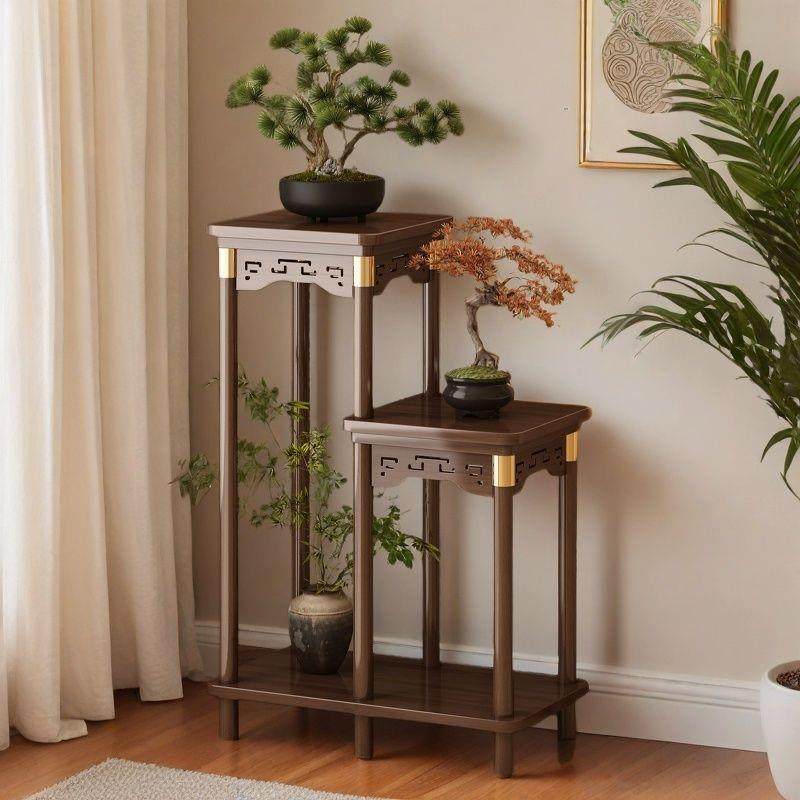 花架置物架阳台实木多层落地式家用客厅中式花台多肉绿萝花盆架子,电子元器件市场,其它元器件,淘宝优惠券,粉丝福利购,淘宝优惠卷